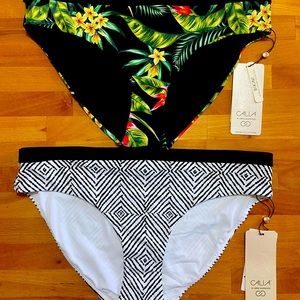 2 Calia by Carrie Underwood Lycra Bikini Bottom Women's M